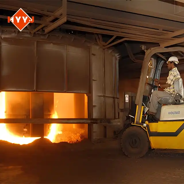 Calcium Silicon Furnace: improved insulating lining for less heat loss